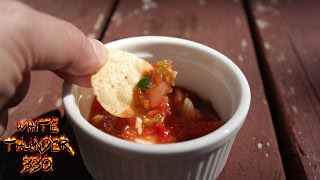 Roasted Salsa Recipe  Best Fire Roasted Salsa  White Thunder BBQ [upl. by Htiel699]