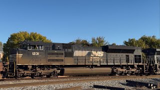 NS 243 with 1231 leading through Devine Jct in Columbia SC [upl. by Bennir]