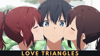 Top 10 Anime Love Triangles That Made The Fandom Go Too Far [upl. by Bigner]