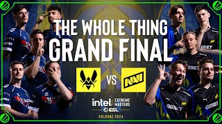 NAVI vs VITALITY  IEM Cologne 2024 GRAND FINAL  THE WHOLE THING [upl. by Rolat]