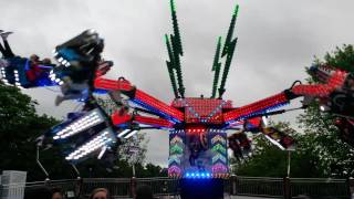 grangemouth gala day zetland park funfair 2016 extreme air raid [upl. by Aniale]