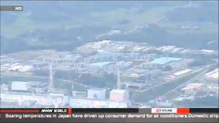 LEAKING TANK AT FUKUSHIMA PLANT HAS NO WATER GAUGE [upl. by Thilde]