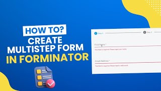 How To create multistep form in Forminator for free  Wordpress Tutorial [upl. by Mabelle]