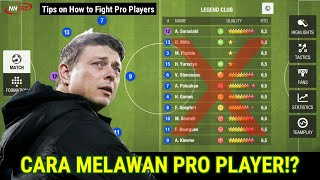 Tips Cara Melawan Pro Player  Top Eleven [upl. by Nylaj]