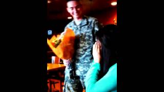 Soldier Surprises Girlfriend [upl. by Ader697]