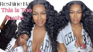 GLUELESS WIG INSTALL for BEGINNERS with PRE CUT LACE NO GLUE or PRODUCT NEEDED Ft RESHINEHAIR [upl. by Azriel]