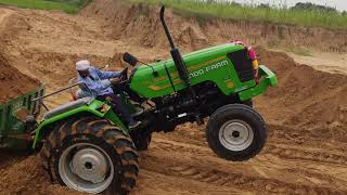 Indo farm 3055 tractor बिल्कुल नया पहली बार जुड़ा ट्रॉली में Pawan Sangwan Jind [upl. by Harrington]