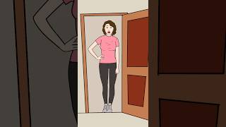 WHEN STEPSISTER CAME TO MY ROOM AT THE WRONG TIME animation ytshorts trending memes [upl. by Hanauq802]