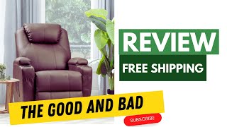 Faux Leather Heated Massage Chair Review  Latitude Run  Wayfair  Good And Bad  Habib655 Dawyen [upl. by Billi369]