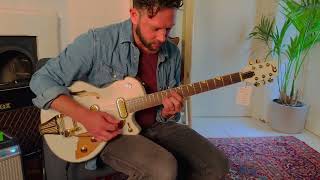 Duesenberg Starplayer TV Phonic Venetian White  Music Bros demo with Caley Groves [upl. by Noiramed]