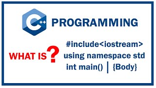 what is include iostream using namespace std int main in c [upl. by Egor]