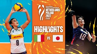 🇮🇹 ITA vs 🇯🇵 JPN  Highlights Phase 2 Womens World Championship 2022 [upl. by Madi]