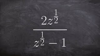 Learn how to rationalize the denominator with a rational exponent [upl. by Hareehat]