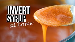 Invert Syrup Recipe  How To Make Sugar Syrup [upl. by Obellia278]