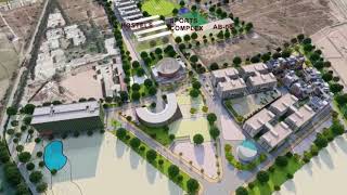 MAHE Bengaluru Campus 3D Model  Animation [upl. by Nanerb649]