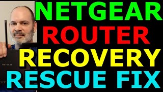 Netgear Router Recovery Rescue Fix Official [upl. by Kurys936]