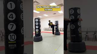 Kwon Tornado Kick Combo Tutorial shorts martialarts cobrakai [upl. by Gowrie91]