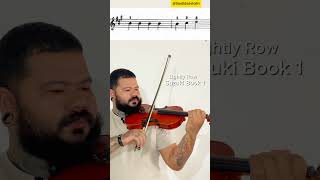 Lightly Row Suzuki Book 1 violin music classicalmusic song musician instrument instrumental [upl. by Durwood663]