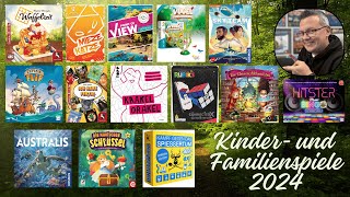 Kinderspiele und Familienspiele 2024 Was lohnt sich Teil 1 [upl. by Ynoble]