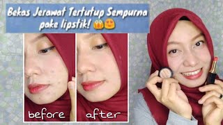 Cara menutupi bekas jerawat dengan lipstik [upl. by Honeywell707]