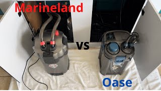 Canister filter Comparison Oase Bio Master￼350 vs Marineland Magnaflow 360 [upl. by Zacharie]