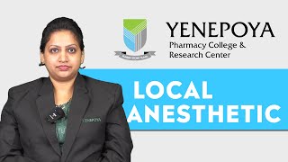 Local Anesthetic  Pharmaceutical Chemistry  Yenepoya Pharmacy College amp Research Centre [upl. by Hands]