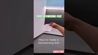 How to make paper boomerang disk  shorts [upl. by Idelson]