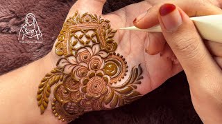 Very Beautiful Stylish Easy Mehndi Design for Hand  Beautiful Latest Henna Design [upl. by Assilim]