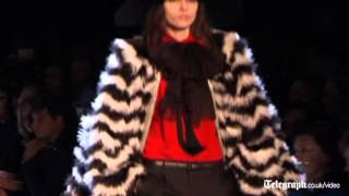 Paris Fashion Week Hedi Slimanes Saint Laurent debut [upl. by Nomzed657]