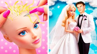 Da Bambola Rovinata a Barbie Sposa  Restyling con i Gadget di TikTok [upl. by Mendoza]