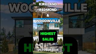 Kirkland Redmond amp Woodinville Washington  Highest Sales  October 2024 [upl. by Jilleen734]