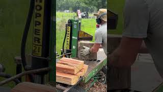 Log Splitter Aussie Chopper 21 Ton Super Axe Honda GX270 Motor logsplitter satisfying machine [upl. by Egidius]