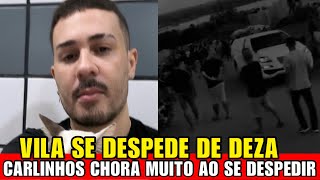 CARLINHOS MAIA SE DESPEDE DE DEZA E CHORA MUITO VELÓRIO DE DEZA TEM MUITAS HOMENAGENS E MUITO AMOR [upl. by Akcirre329]