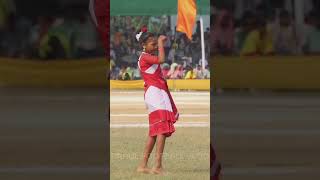 CUTE GIRL DANCE IN ALUBEDA GROUND ll footballshorts sports [upl. by Yrrah]