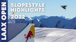 2022 Laax Open Slopestyle Highlights [upl. by Antoine]