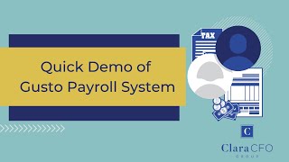 Quick Demo of Gusto Payroll [upl. by Ezirtaeb]