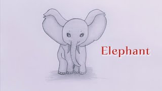 Realistic Elephant Drawing with Pencil  BeginnerFriendly Tutorial [upl. by Hiasi]