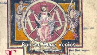 Carmina Burana Anon1113th c  CB 200 Bache bene venies [upl. by Akenehs943]