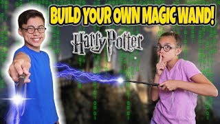 Harry Potter Coding Wand Evan and Jillian Program Magic [upl. by Naget]