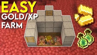 Easy Gold and XP farm minecraftbuild [upl. by Hilly]