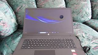 Startup Test  HP Laptop 17zcp200 173quot [upl. by Areht]