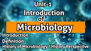 Introduction of Microbiology  Microbiology History of Microbiology  Microbiology in hindi [upl. by Aveline]