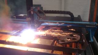 Messer Griesheim MG Eagle CNC Plasma Cutter [upl. by Asenad]