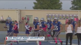 FOOTBALL FRENZY Jefferson West at PerryLecompton [upl. by Zednanref]