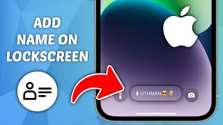 How to Add Your Name on iPhone Lock Screen  Quick and Easy Guide [upl. by Ryter461]