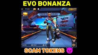 EVO BONANZA SCAM IN TOKENS shorts freefire evobonanza [upl. by Kosse767]