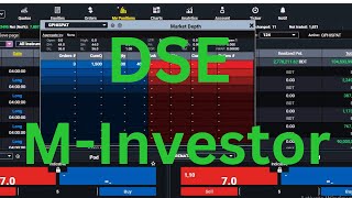 DSEInvestor  Web trading DSE Mobile [upl. by Esahc818]