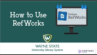 How to Use RefWorks [upl. by Repsihw]