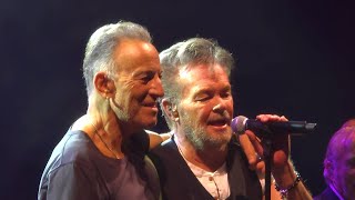 John Mellencamp with Bruce Springsteen  Live  Pink Houses  NJ PAC Newark NJ  31024 [upl. by Apoor]