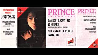 PRINCE Soundcheck⚜️ NUDE TOUR 1990 NICE France Live Audio [upl. by Tsenre]